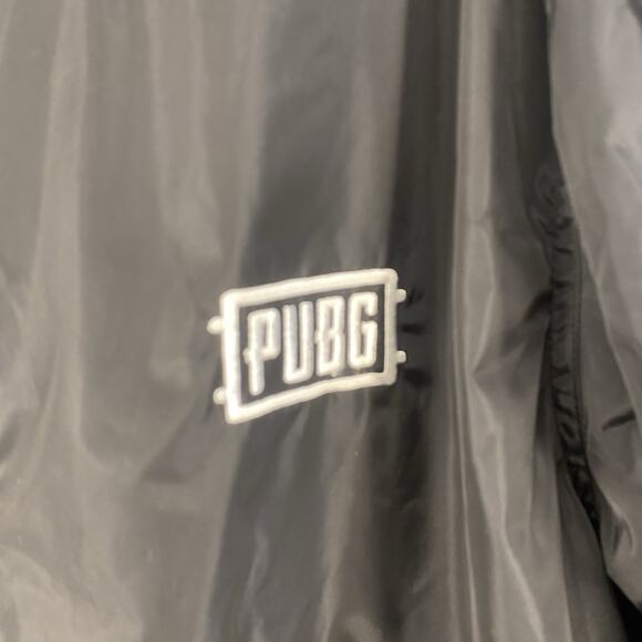 🎮 PUPG Mens L Black Bomber Jacket Pro Player Patches Esports Gamer 🎮 - Picture 5 of 13